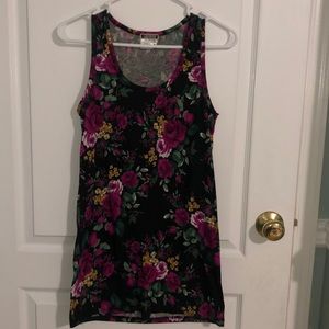 Floral body con dress! Great for fall
